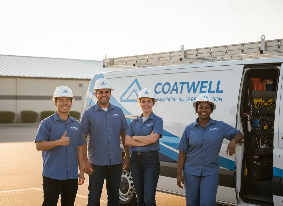 Commercial roof coating company in Vona, CO